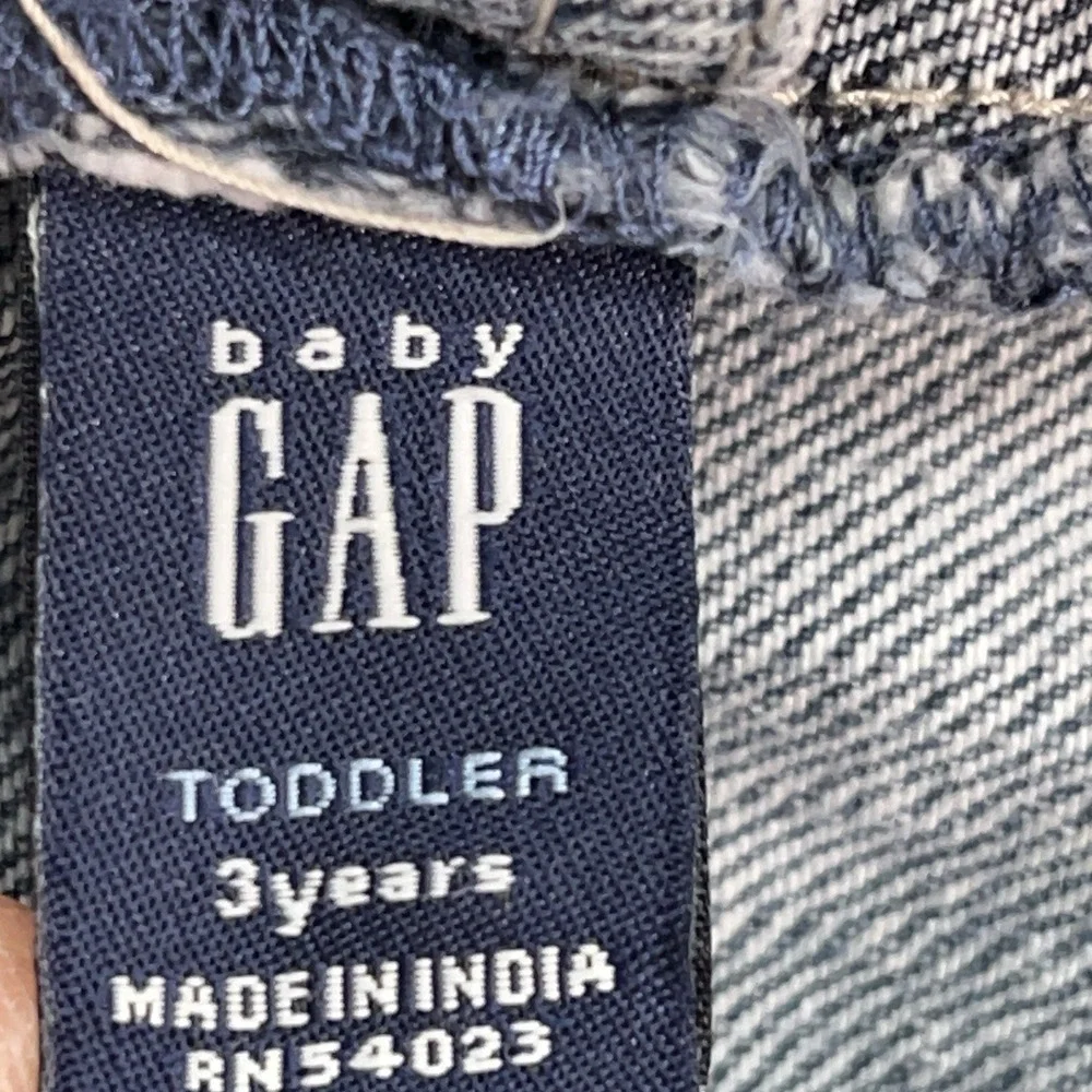Baby GAP Carpenter Overalls Toddler‎ 3T Vintage Y2K Classic Blue Denim